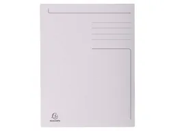 Exacompta 50 Exacompta Aktenmappen "Forever", 3 Klappen, 280 g/m², DIN A4, grau – Produktbild 1 von 1