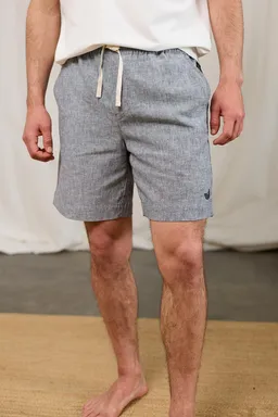 TWOTHIRDS TWOTHIRDS Herren vegan Shorts Liles Marineblau Gestreift – Produktbild 1 von 1