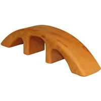 bikeho Holzbausteine natur Brücke, Erlenholz Maße 26 x 7 cm – Produktbild 1 von 1