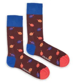 DillySocks DillySocks Socken Golden Leaves aus Biobaumwoll-Mix – Produktbild 1 von 1