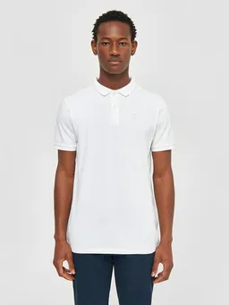 KnowledgeCotton Apparel KnowledgeCotton Apparel Polo T-Shirt - Basic Badge - aus Bio-Baumwolle – Produktbild 1 von 1