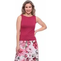 Ingoria Ingoria LORIE doppellagiges Wende-Top (Uni), Fuchsia, – Produktbild 1 von 1