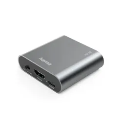 Hama Hama HDMI-Audio-Extractor "AE90", HDMI™ zu Audio, Toslink, 3,5-mm-Klinke – Produktbild 1 von 1
