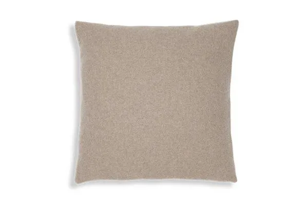 Kayori Kayori Nitra - Kissenbezug 50x50 - 20% Kaschmir / 80% Wolle, Tortora, – Produktbild 1 von 1