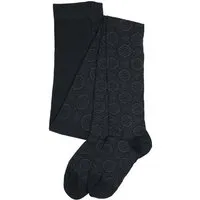 grödo grödo Damen Strumpfhose Kringelmuster Bio Baumwolle Elasthan, Schwarz, – Produktbild 1 von 1