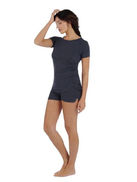 Dagsmejan Dagsmejan Damen Shorts Balance, Deep grey (grau), – Produktbild 4 von 4