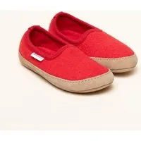 Gottstein Gottstein Woll-Hausschuh Cheyenne aus 100% Schurwolle | Hüttenschuh für Damen & Herren, Mittel-rot, – Produktbild 1 von 1