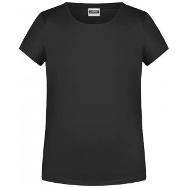 James & Nicholson James & Nicholson T-Shirt für Mädchen in klassischer Form 8007G Gr. S-110/116 black – Produktbild 1 von 1