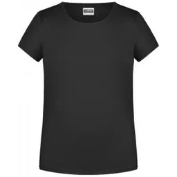 James & Nicholson James & Nicholson T-Shirt für Mädchen in klassischer Form 8007G Gr. XS-98/104 black – Produktbild 1 von 1