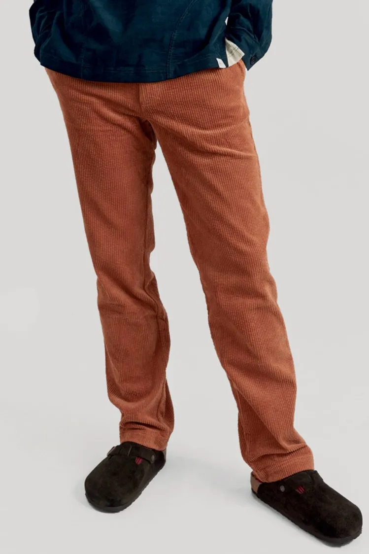 KOMODO KOMODO Herren vegan Hose Andro Terracotta, Dunkelorange, – Produktbild 2 von 2