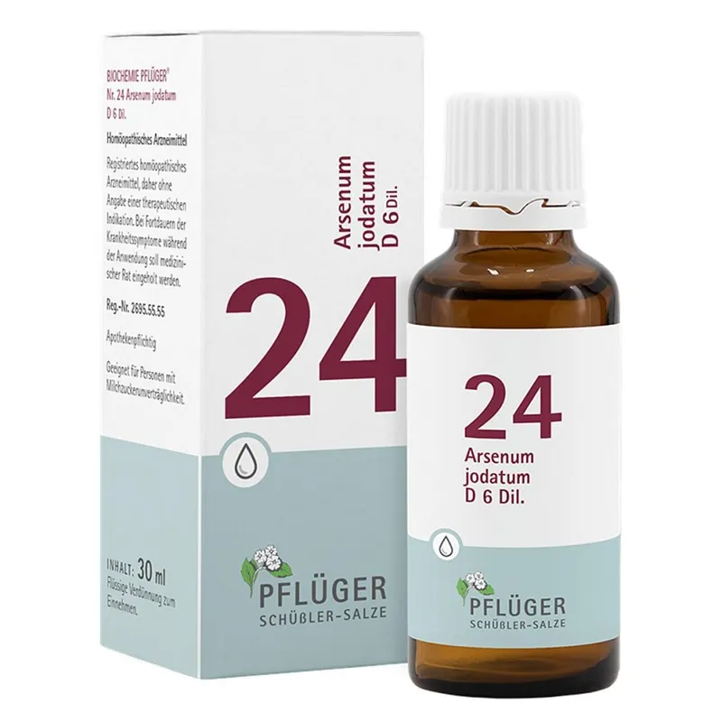 Biochemie Pflüger Schüßler-Salze Biochemie Pflüger 24 Arsenum jodatum D6 Tropfen – Produktbild 1 von 1