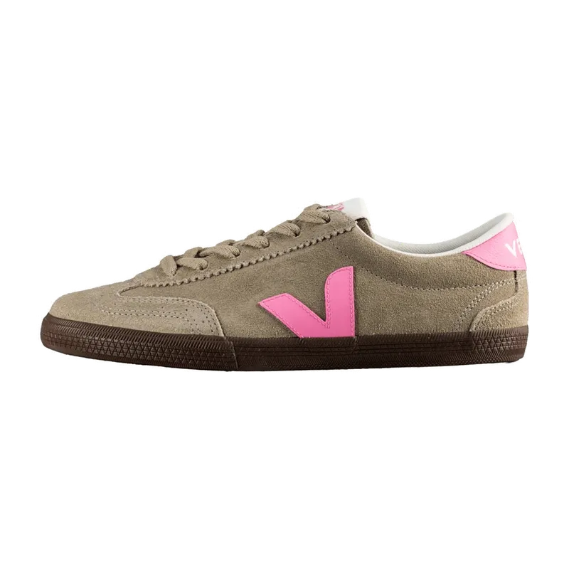 Veja Veja Damen-Sneaker Volley Suede Taupe Malibu Bark – Produktbild 1 von 8