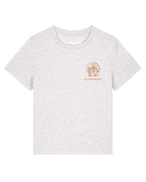 watapparel watapparel T-Shirt Frauen Salt Water Therapy, Cool heather grey, – Produktbild 1 von 4
