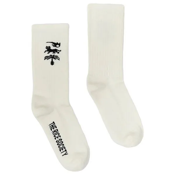 RICE RICE Socken AVY, Ecru/black, – Produktbild 1 von 4