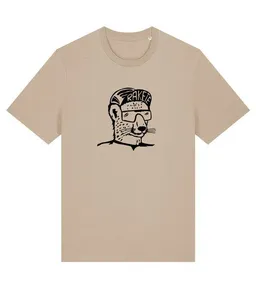 päfjes päfjes Gepard die Rakete Fahrrad Gravel - Unisex Männer Bio Unifarben T-Shirt – Produktbild 1 von 1