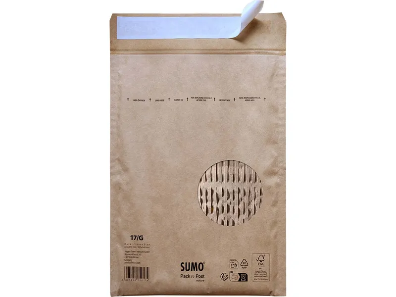 Sumo Sumo Versandtaschen 225 x 340 mm, 25 Stk., FSC-zertifiziert – Produktbild 1 von 1