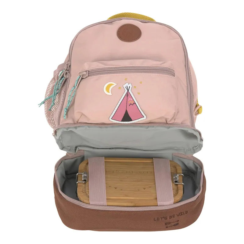 Lässig Lässig Kinderrucksack Adventure, Tipi, Mini Backpack, PETA-approved vegan, Rosa, – Produktbild 8 von 8