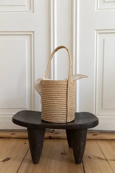 The Slow Label The Slow Label Korbtasche aus Raffia / Handgemacht in Marokko – Produktbild 3 von 4