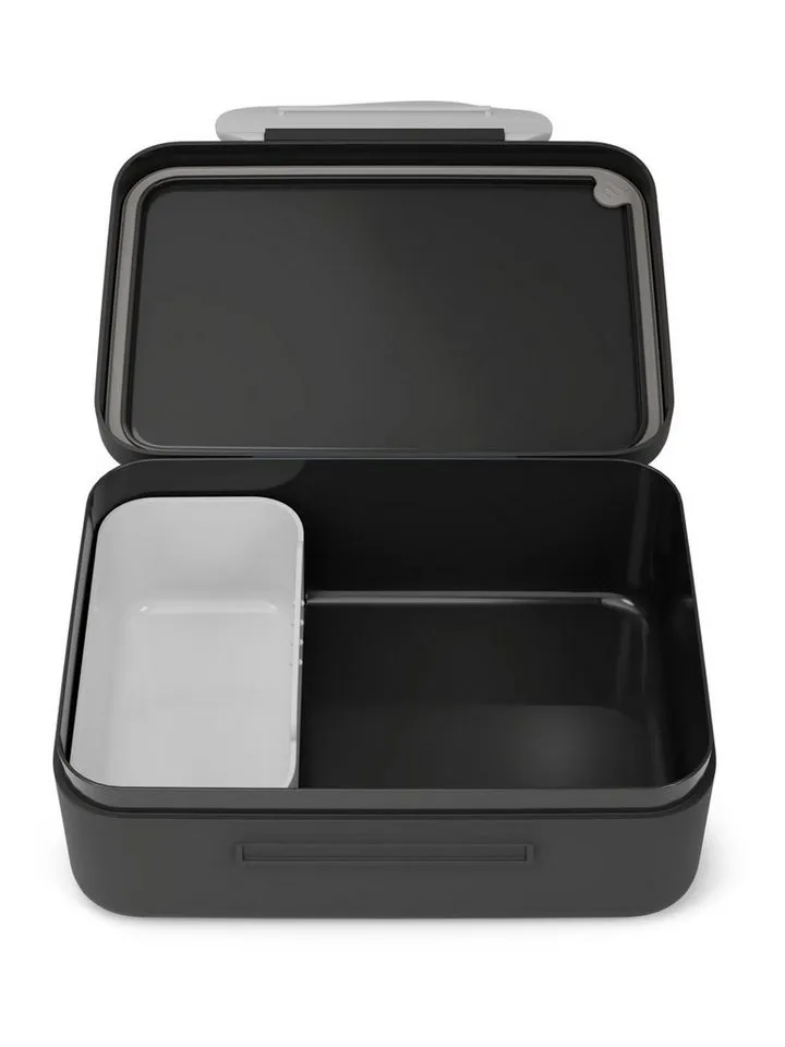 Ergobag Ergobag Lunchbox Brotdose, Kunststoff, (Brotdose, 1-tlg., 1x Brotdose), spülmaschinengeeignet bis 45 Grad, Handwäsche empfohlen, Schwarz, – Produktbild 7 von 8