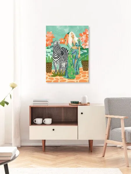 Photocircle Photocircle Poster / Leinwandbild - Never Change Your Stripes – Produktbild 3 von 4
