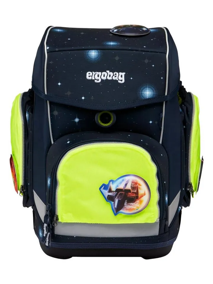 Ergobag Ergobag Schulranzen Fluo Zip Set (3-tlg), reflektierend, Gelb, – Produktbild 6 von 7