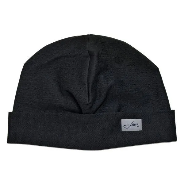 Lou-i Lou-i Baumwollmütze Made in Germany - Bequeme Wintermütze, Schwarz, – Produktbild 4 von 8