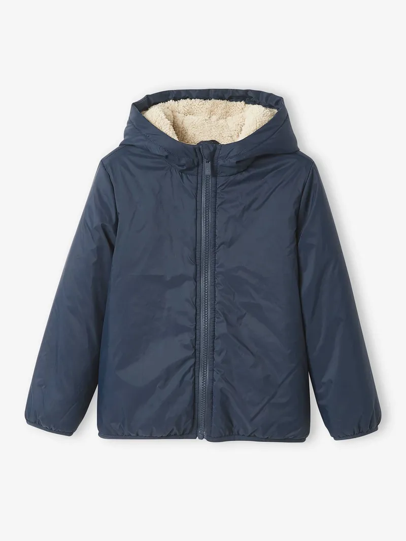 Vertbaudet Vertbaudet Jungen 3-in-1-Jacke mit Polyester, Braun, – Produktbild 2 von 4