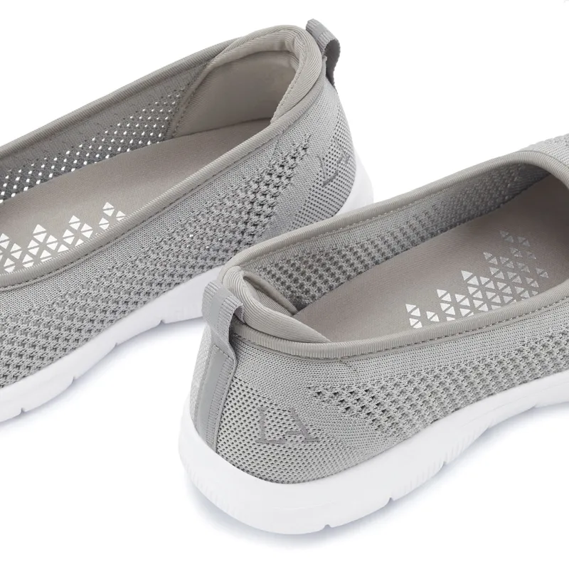 Lascana Sneaker Ballerinas, Grau, – Produktbild 1 von 3