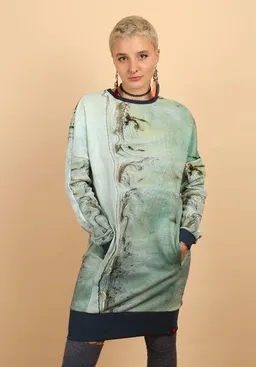 Die rote Zora Die rote Zora Sweatkleid mit Taschen – Produktbild 1 von 1