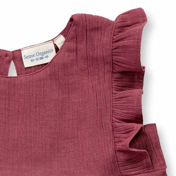 Sense Organics Sense Organics Babybluse, Modell ASTA, Rosenbraun, – Produktbild 2 von 2