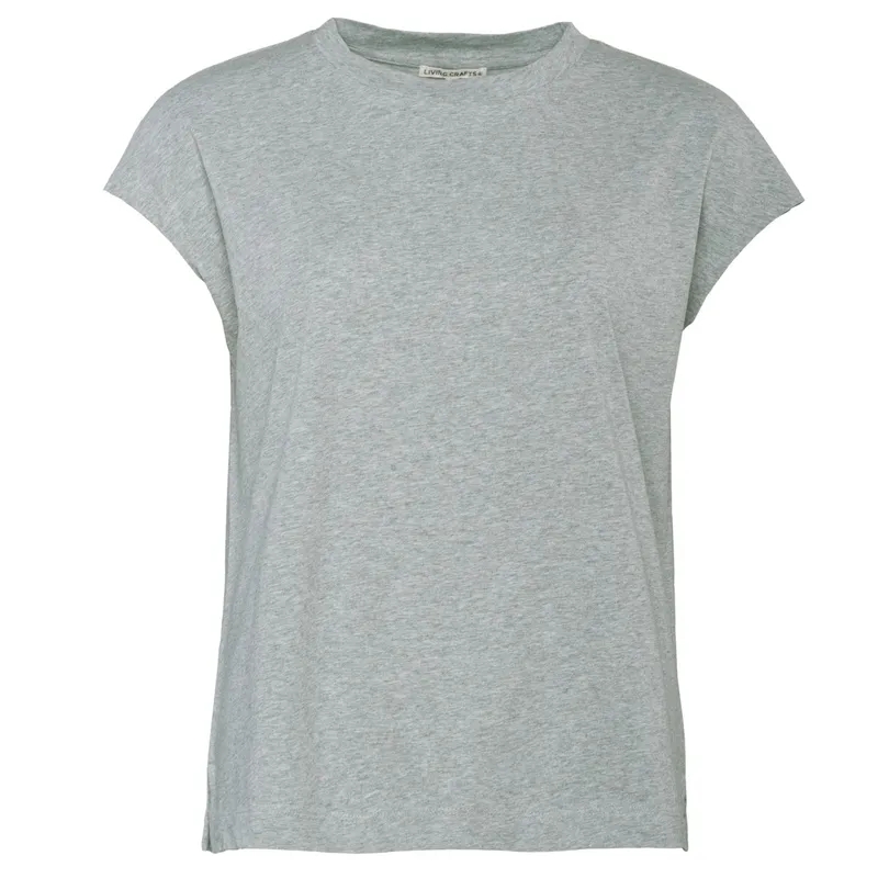 Living Crafts Living Crafts Damen T-Shirt (100% Bio-Baumwolle), Grau, – Produktbild 4 von 4