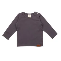 Walkiddy Baby Langarmshirt GOTS zertifiziert, Bio-Baumwolle, anthrazit, weich & bequem, Schulterknöpfe – Walkiddy – Produktbild 1 von 1