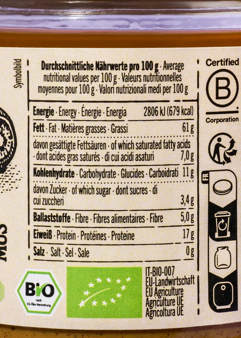 KoRo Bio Haselnussmus 250 g – Produktbild 5 von 5