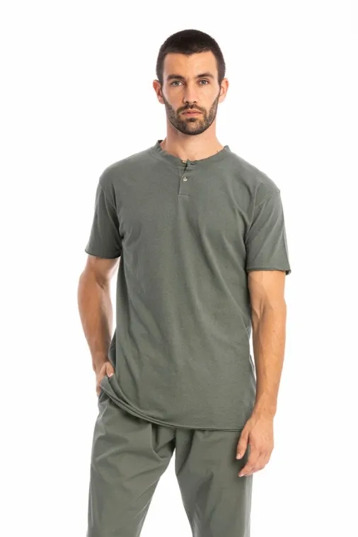 RAVENS VIEW IBIZA RAVENS VIEW IBIZA Herren vegan T-Shirt Dune Olivgrün, Olivgrün, – Produktbild 2 von 2