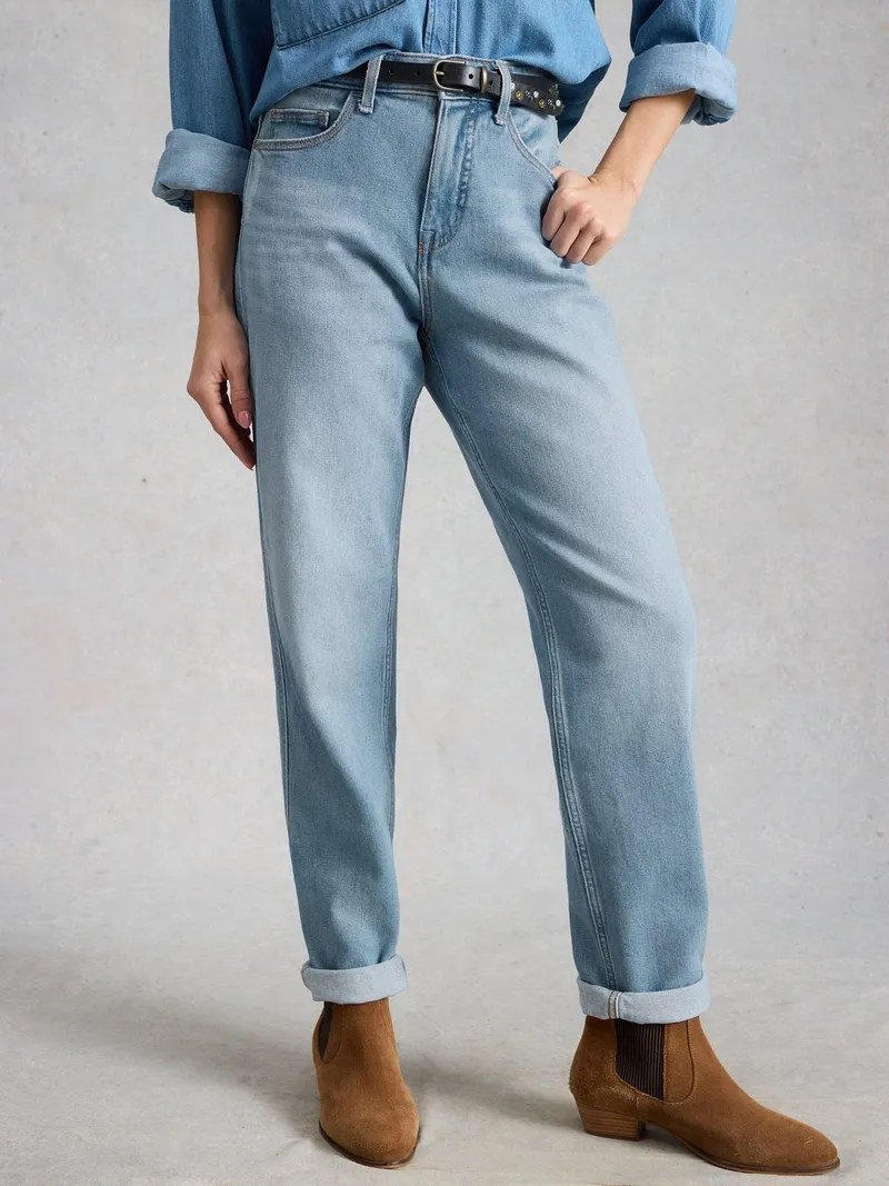 White Stuff Weekend Jeans Freya - 42/R, Hell-denim, – Produktbild 2 von 4