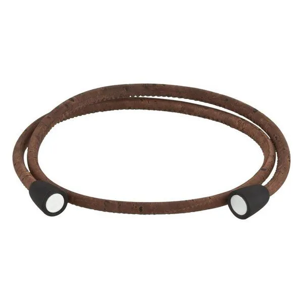Kork-Deko Kork-Deko Braunes Korkarmband im Lederlook – Produktbild 2 von 6