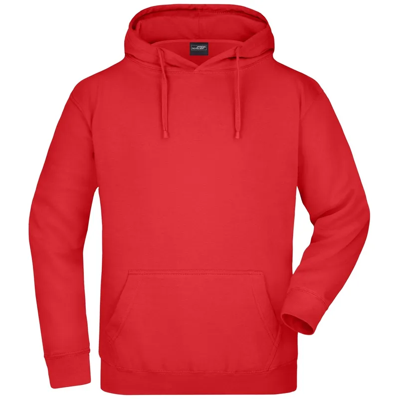 James & Nicholson James & Nicholson Klassisches Kapuzensweatshirt JN047, Red, – Produktbild 1 von 1