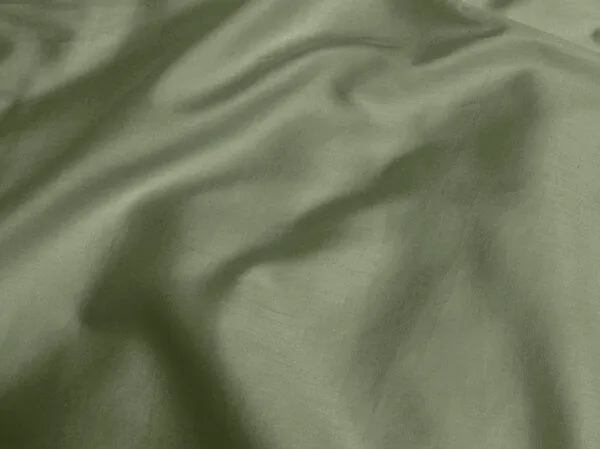 Yumeko Yumeko Kissenbezug aus Baumwollsatin, Mid olive, – Produktbild 3 von 3