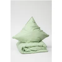 MELA MELA unisex vegan Bettwäsche-Set Bhanu Matcha Grün – Produktbild 1 von 1