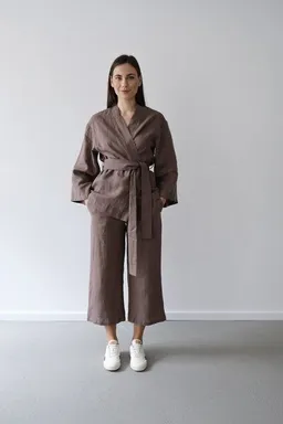 gust. gust. Kimono aus Leinen - Linen Kimono - 100% Bio-Leinen – Produktbild 1 von 1