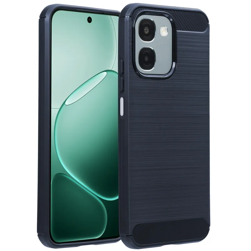 imoshion imoshion Brushed Back Cover für das Oppo A6 (5G), Dunkelblau, – Produktbild 1 von 1