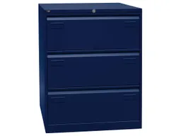 BISLEY Light BISLEY Light HR-Schrank 3s 2b oxfordblau (BxHxT)80x101,6x62,2cm – Produktbild 1 von 1