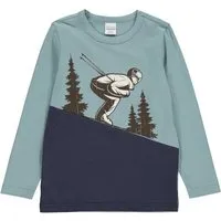 Fred s World by Green Cotton Fred's World by Green Cotton "Green Cotton" T-Shirt "Ski", Green, – Produktbild 1 von 1