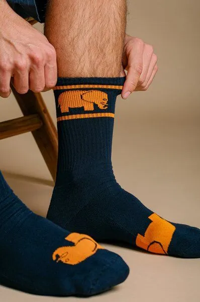 Trendsplant Trendsplant Navy Bamboo Athletic Socks, Blau, – Produktbild 2 von 4
