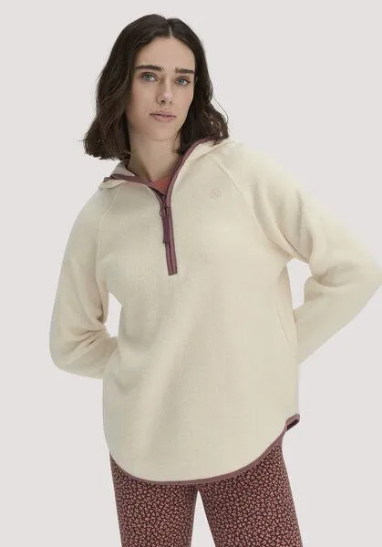 hessnatur hessnatur Fleece Hoodie Relaxed ACTIVE LIGHT aus reiner Bio-Baumwolle, Natur, – Produktbild 1 von 4