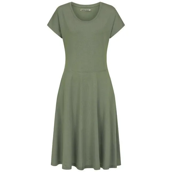 NATIVE SOULS NATIVE SOULS Lyocell Kleid Lena, Leaf green, – Produktbild 1 von 1