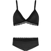 Frija Omina Frija Omina Set: Bio BH + Hipster Spitze dunkel, Schwarz, – Produktbild 2 von 4