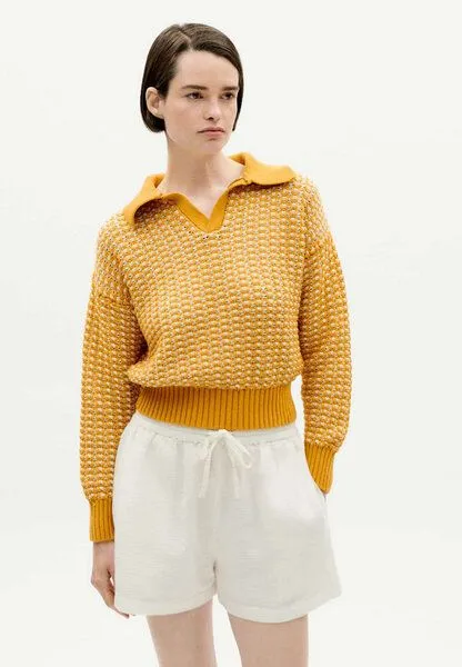 thinking mu THINKING MU Shorts Geranio Loop undyed, Weiß, – Produktbild 1 von 4