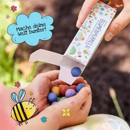 Die Stadtgärtner Die Stadtgärtner 25 Handgemachte & kunterbunte Blumenmurmeln – Produktbild 1 von 1