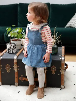 Vertbaudet Baby Jeans-Latzkleid – Produktbild 1 von 1